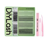 Mixed Cluster EyeLashes,Natural Look Individual False Eyelashes Extension 530pcs,Lightweight,Soft,Thin Band,and Not Easy Fall Apart,Many Lengths to Create Makeup for Different Occasion (B)