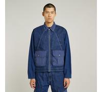 Mixed Coach Zip Jacket - Dark blue - Men S