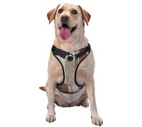 Mixed Color Lines Dog Harness For Small, Medium, And Large Dogs - Reflective Straps, Adjustable Fit With Quick-Release Buckles