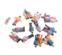 Mixed Color Model People Figures 13mm for Railway