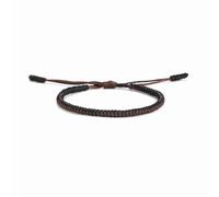 Mixed Color Tibetan String Bracelet Handmade Braided Knot Buddhist Kabbalah Protection Bracelets for Women Men Lucky Jewelry Gifts, M, Zinc, no gemstone