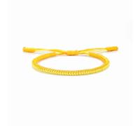 Mixed Color Tibetan String Bracelet Handmade Braided Knot Buddhist Kabbalah Protection Bracelets for Women Men Lucky Jewelry Gifts, M, Zinc, no gemstone