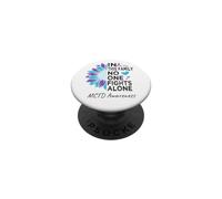 Mixed connective tissue disease awareness sunflower PopSockets Adhesive PopGrip