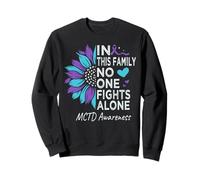 Mixed connective tissue disease awareness sunflower Sweatshirt