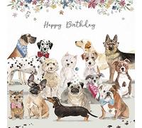 Mixed Dogs Luxury Birthday Card
