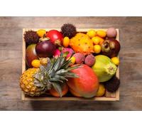 Mixed Exotic Fruit Box, Assorted Seasonal Varieties. (Medium 18-24 different fruits)