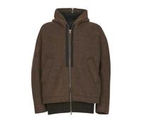 Mixed-Fabric Oversized Military Jacket - male - ISABEL BENENATO - Light Jackets - Brown - L - Jackets L