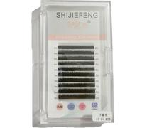 Mixed False Eyelashes Bottom Lashes 5-8mm, Silk Protein Soft Individual Cluster Lashes, Natural Look No Shine, Lightweight Comfortable DIY Lash Extensions (1 Box)