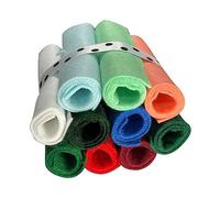 Mixed Felt Sheets * Coloured Themes -10 Sheets Per Pack (Traditional Christmas) (11 x 22 CM Sheets)