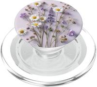 Mixed Flower Wildflower Floral Garden Boho Botanical Art PopSockets PopGrip for MagSafe