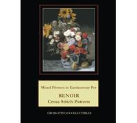 Mixed Flowers in Earthenware Pot: Renoir Cross Stitch Pattern