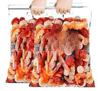Mixed Freeze-dried Fruits, Dehydrated Crispy Banana, strawberry, mango, kiwi, lemon, cherry,250g/Bag, Instant Dried Fruit Crisps, Healthy Snacks, Vegan, Office Snack Food (2000g)
