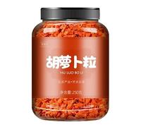 Mixed Freeze-dried Vegetable Jerky, Various Freeze-dried Vegetable Chips 250g/Can, Broccoli,Cauliflower,Spinach,Potatoes,Cucumber,Corn,Radish,Vegan,Salad Noodle Side Dishes (Carrot jerky)
