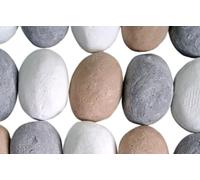 Mixed Gas Fire Pebbles White Grey and Beige. Made in UK Suitable for Gas LPG Living Flame Fires 10/20/30 (30)