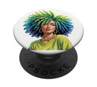 Mixed Girl Magic - Biracial Women Empowerment PopSockets Adhesive PopGrip