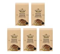 Mixed Grain Bread Mix 5X500g - Wrights Mixed Grain is a complete bread mix with nine different grains and seeds that gives it its distinctive taste - For Machine or Hand Baking