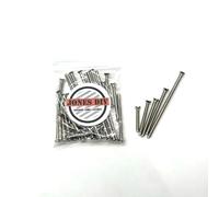 Mixed Group Pack of 40x Electrical Socket Screws Including 25mm, 35mm, 40mm, 50mm & 75mm Silver Assortment Pack M3.5 Outlet Screws