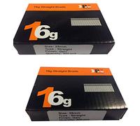Mixed Handy Packs - Quantity 1000 Brad/Nails16 Gauge STRAIGT for Paslode, Dewalt (25mm + 38mm Straight 16 Gauge)