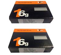 Mixed Handy Packs - Quantity 1000 Brad/Nails16 Gauge STRAIGT for Paslode, Dewalt (25mm + 50mm Straight 16 Gauge)