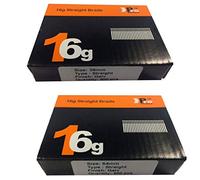 Mixed Handy Packs - Quantity 1000 Brad/Nails16 Gauge STRAIGT for Paslode, Dewalt (38mm + 64mm Straight 16 Gauge)