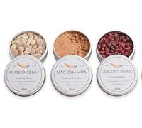 Mixed Incense Collection 3 x 30ml Tins Fresh (Frankincense, Nag Champa & Dragon's Blood)