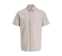 Mixed linen shirt Jack & Jones Breeze Beige M