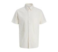Mixed linen shirt Jack & Jones Breeze Blanc S