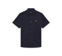 Mixed linen shirt Lyle & Scott Bleu 2XL