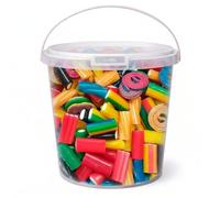 Mixed Liquorice Bucket (500g) | Exploded Sweets | Liquorice Flavoured Candy In A Resealable Tub, Perfect For Gifting And Snacking