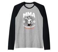 Mixed Martial. Arts Vintage Combat Sports Style 02 Raglan Baseball Tee