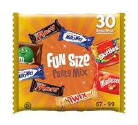 Mixed Bulk Chocolate & Sweets Multipack 540g, 30 Fun Size Chocolate Bars & Bags, Mars, Twix, MilkyWay, Maltesers, Skittles, M&Ms, Ideal for Gift, Snacks or Party Bags