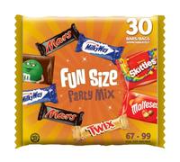 Mixed Minis Bag, 30 Mini Chocolate Bar Snacks & Sweets Multipack (Mars, Twix, Milky Way, Maltesers, Skittles, M&Ms), Chocolate Bars, Sweets Gift Box, Ideal for Gift or Party Bags (540g)