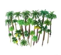 Mixed Model Trees, 2.5-13cm Realistic Plastic Scenery, For DIY Rainforest Landscape Train Set, Diorama Architecture Sand Table Building Display Educational Tool(50PCS)