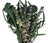 Mixed Natural Dried Flowers Bouquet Include Real Eucalyptus Stems Dried Lavender Flowers, Hanging Eucalyptus Leaves Decoration for Shower Wedding Home Decor Crafts(25pcs)