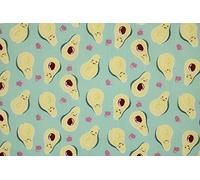 Mixed Prints Clearance Sale - Polycotton, Fabric by The Metre UK | Assorted Designs Floral, Polka Dot, Patterns | Dressmaking, Quilting & Fabric Material UK (Avacardo-Green)