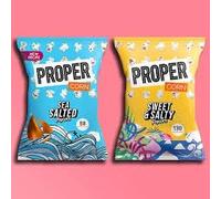 MIXED Propercorn Pack. Lightly Sea Salted & Sweet & Salty (Lightly Sea Salted & Sweet & Salty, 24 (12 of each flavour))