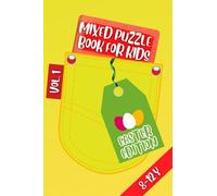 Mixed Puzzle Book for Kids Easter Edition: Travel Pocket Size Activity Book A6 for Children Aged 8-12 Years Old Vol.1