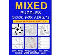 Mixed Puzzles: Activity Book For Adults