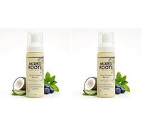 Mixed Roots Curly Cocktail Mousse 236 ml, Moringa, Coconut, Aloe Vera & Blueberry - Light Hold, Alcohol-Free Curl Definer for Frizz Control, Soft Shine & Natural Texture (Pack of 2)