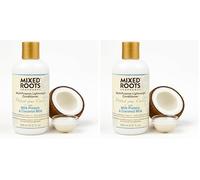 Mixed Roots Multi-Purpose Conditioner Milk Protein Coconut 355ml - Daily & Leave-In Use, Lightweight Formula, Hydrates, Detangles & Strengthens Without Buildup (Pack of 2)