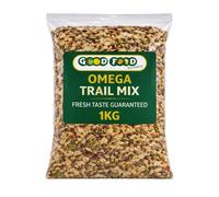 Mixed Seeds 1kg - Omega 3 Seed Mix - Chia Pumpkin Sunflower Flaxseed Linseed - Raw Natural Bulk Blend - Breakfast Porridge Granola Baking Bread