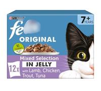 Mixed Selection Cat Food 12 x 100g - for an Average Adult Cat (4kg), Feed 2 to 3 Pouches Per Day in at Least 2 Separate Meals - 100% Complete and Balanced Nutrition for Adult Cats