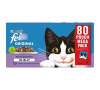 Mixed Selection in Jelly Cat Food 80 x 85g - 100% Complete and Balanced for Adult Cats - Including Vitamins E and D, Omega 6 Fatty Acids, and a Mineral Blend