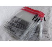 Mixed set of S/M/L/XL sizes of Strong Clear Poly Bags with Suffocation Warning and Permanent Seal Strip 140g/35 Micron - Perfect for FBA available in 100, 400 or 1000 (1,000)