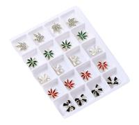 Mixed Shape Nails Charm 3D Nails Rhinestones Sparkling Bows Nails Charm Crystal Nails Art Decorations Nails Supplies