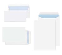 Mixed Size Pack Standard DL / A5 / A4 No Window Self Seal Envelopes Plain White C5 C4 (Standard DL / A5 / A4 Envelopes)