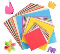 Mixed Size Square Origami Paper 30 Colours 450 Sheets 80gsm