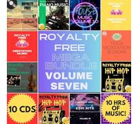 Mixed Styles 10CD Music Mega Bundle Vol 7 - PRS PPL Licence Free for Yoga Meditation Sleep and Relaxation