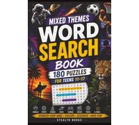Mixed Themes Word Search: 180 Word Search Puzzles for Teens Ages 11-17. Word Searches with Easy to Read Print. Bordem Buster, Improve Your Vocabulary, ... - Perfect Gift for Vacations, and Free Ti