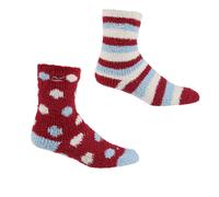 Mixed unisex UK 3-5.5 Regatta Kids’ 2 Pack Cosy Sock, Size: UK 3-5.5